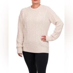 NWT Kersh Merino Cable Knit Sweater 🧶✨